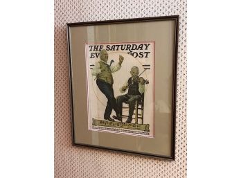 Framed Staurday Evening Post Cover