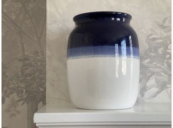 Contemporary Drip- Glaze Ceramic Vase