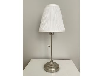 IKEA ARSTID Nickel Plated Table Lamp
