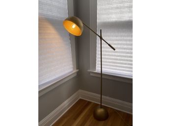 Adjustable Boom Arm Dome Floor Lamp- Dimmable