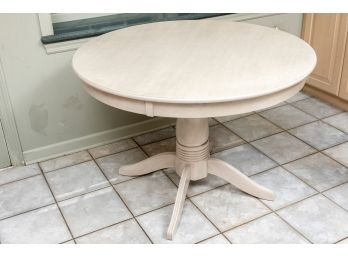 Round Wood Pedestal Dining Table