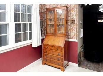 Mid-Century Chippendale Style Secretary Desk