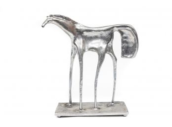 Donald Drumm Cast Aluminum Horse Sculpture