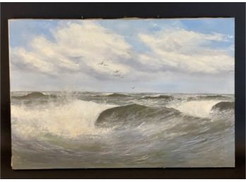 Original Oil On Canvase, Seascape, Artist Signed
