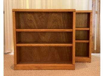 A Pair Of Oak Bookcases