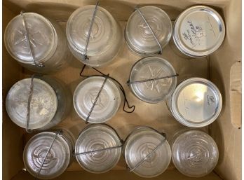 Box Lot: A Dozen Vintage Ball Jars