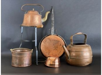 A Selection Of New & Old Copper Items