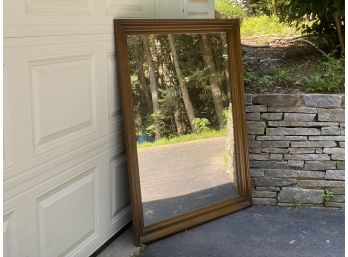 A Large, Heavy, Framed Mirror From Ethan Allen