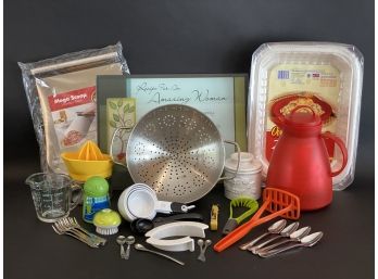 An Assortment Of Useful Kitchen Items