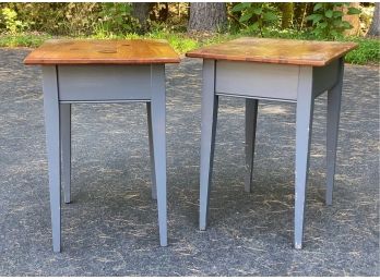 Weekend Project: A Pair Of Pine & Painted Side Tables