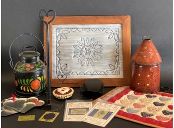 A Charming Group Of Decorative Country Items