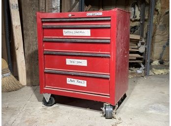A Craftsman Tool Box And Contents