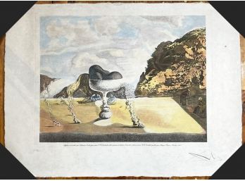 An Original Signed Etching, 'Invisible Afghan With The Apparition' By Salvador Dali, (1904-1989) 175 Of 225