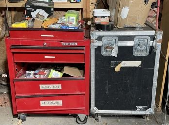 A Tool Box And Road Case And Contents