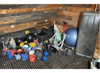 Large Assortment Workout Equipment - Boxing, Kettlebell And More!
