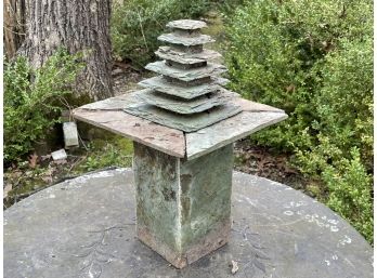 A Slate Garden Fountain