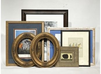 Assorted Small Artwork And Frames