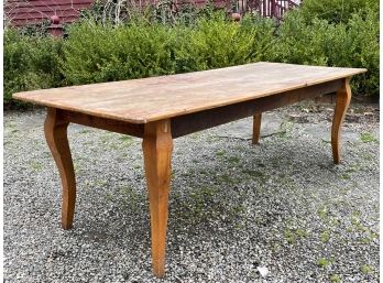 An Exquisite Antique Pine French Provincial Dining Table