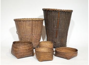 A Vintage And Antique Basket Assortment