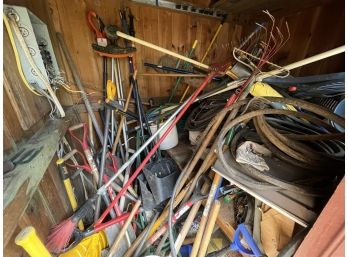 Large Tool Shed Contents - Tools, Fencing, Materials, Gardening Supplies And More!