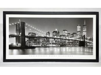 A Large Framed Photograph, Henri Silberman, Brooklyn Bridge