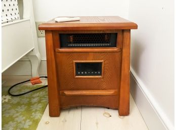 A Lifelux Heater In Oak Case