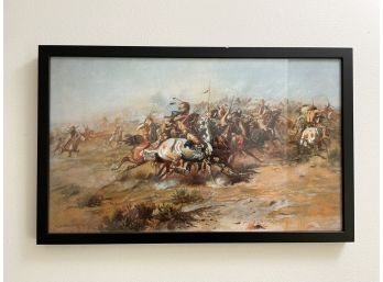 A Framed Print By Charles Marion Russell