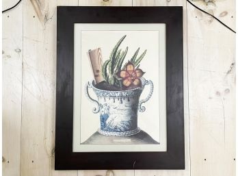 A Crate & Barrel Cactus Print