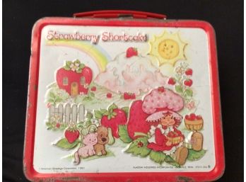 Vintage Strawberry Shortcake Lunchbox Aladdin 1980