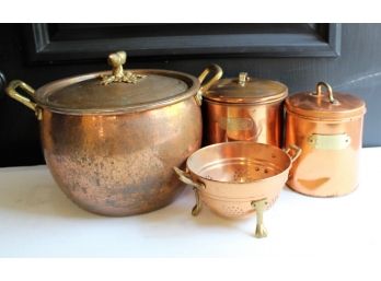 Ruffoni Historia Decor 7.5 Copper Stock Pot  & More