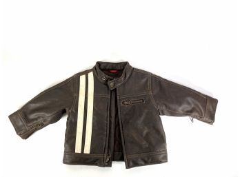 GAP - Toddler - Leather Moto Jacket - 12-24 Months - Like New