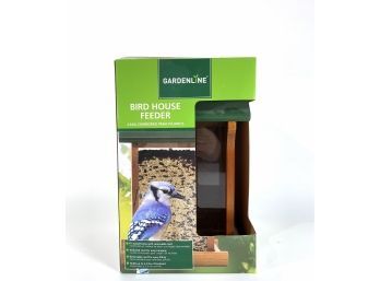 GardenLine Bird House Feeder - New In Box