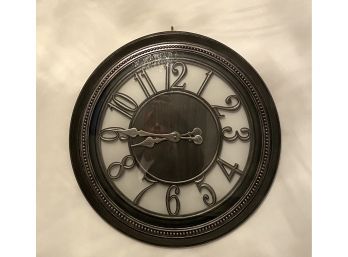 Industrial Feel Glass Front Large Clock