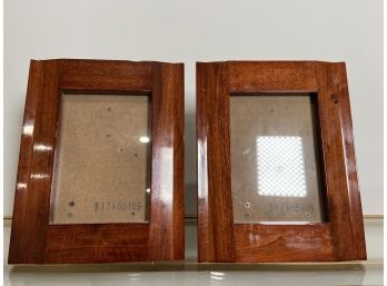 Pair - Rich Dark Wood Frames