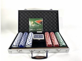 Poker Chip Set In Metal Case - High Quality