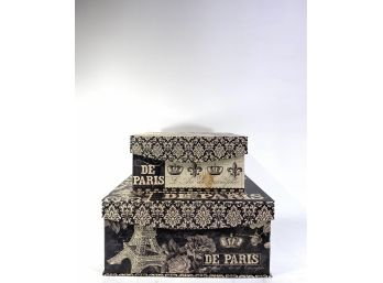 De Paris - Flip Top Parisian Storage Boxes