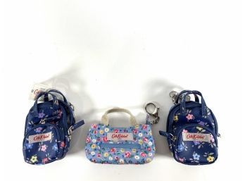 Cath Kitson - London - Trio Of Mini Bag Keychains