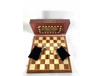 Barnes & Noble - Classic Wooden Checkers Set
