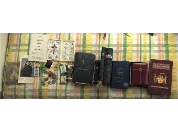 Religious Bibles, Medals & More
