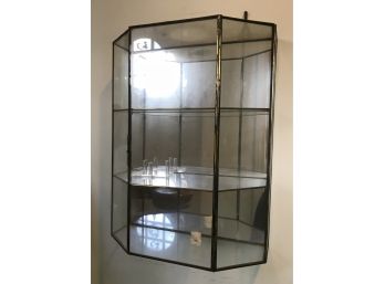 Wall Hanging Glass Miniature Display Case