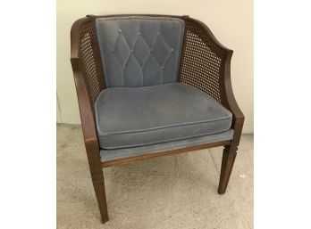Singled Arm Chair With Cained Sides