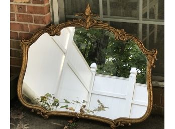 Large Gilt Wood Mirror