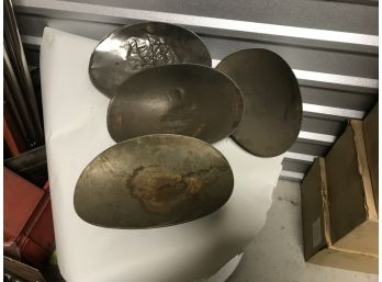 Four Metal Pans