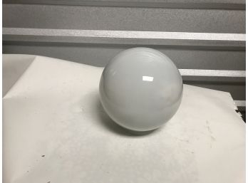 Glass White Light Bulb Cover