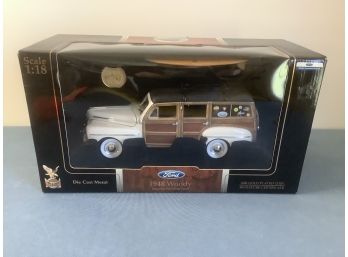 Die Cast Metal Ford 1948 Woody Car Model (10)