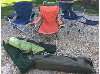Camping Chairs Lot Of 8