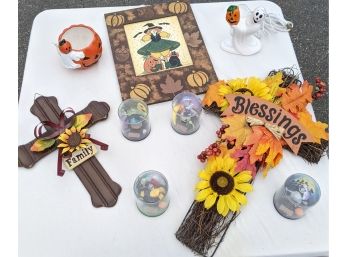 Grouping Of Fall/Halloween Decor