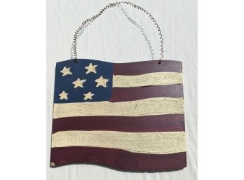 Rustic Flag Wall Hanging