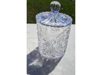 Beautiful Crystal Jar With Lid