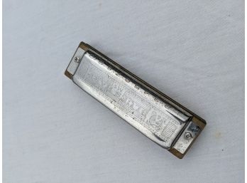 Vintage Harmonica - Hohner, Blue Harp MS - Made In Germany